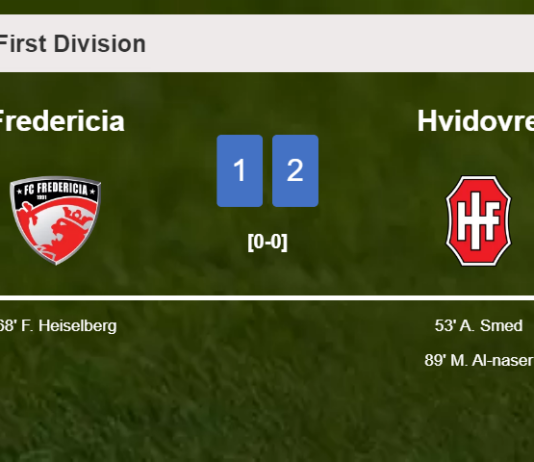 Hvidovre seizes a 2-1 win against Fredericia