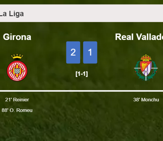 Girona seizes a 2-1 win against Real Valladolid
