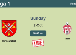 How to watch Hermannstadt vs. Sepsi on live stream and at what time