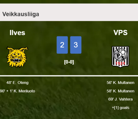 VPS tops Ilves 3-2