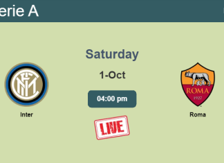 How to watch Inter vs. Roma on live stream and at what time
