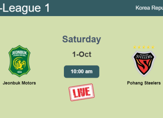 How to watch Jeonbuk Motors vs. Pohang Steelers on live stream and at what time