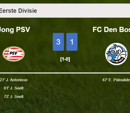 Jong PSV conquers FC Den Bosch 3-1