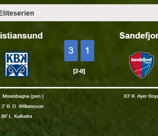Kristiansund conquers Sandefjord 3-1