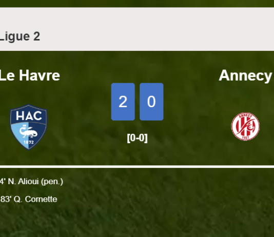 Le Havre surprises Annecy with a 2-0 win