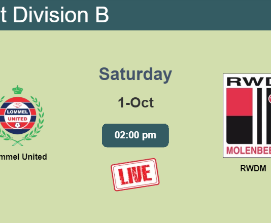 How to watch Lommel United vs. RWDM on live stream and at what time