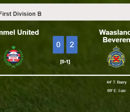Waasland-Beveren defeats Lommel United 2-0 on Sunday