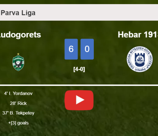 Ludogorets estinguishes Hebar 1918 6-0 with a fantastic performance. HIGHLIGHTS