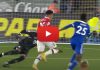 Manchester United conquers Leicester City 1-0 with a goal scored by J. Sancho. HIGHLIGHTS