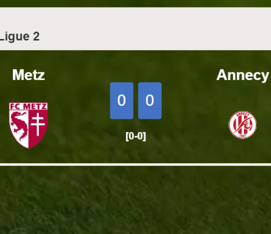 Metz draws 0-0 with Annecy on Friday