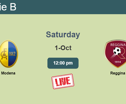 How to watch Modena vs. Reggina on live stream and at what time