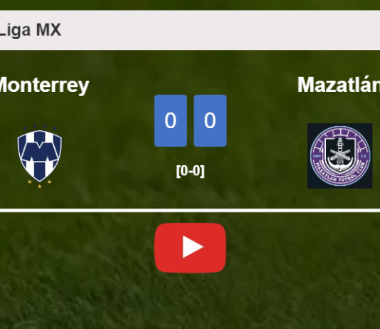 Mazatlán stops Monterrey with a 0-0 draw. HIGHLIGHTS