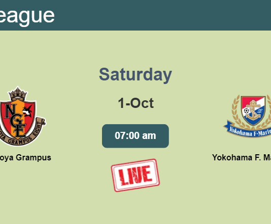 How to watch Nagoya Grampus vs. Yokohama F. Marinos on live stream and at what time