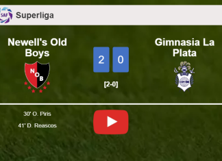 Newell's Old Boys surprises Gimnasia La Plata with a 2-0 win. HIGHLIGHTS