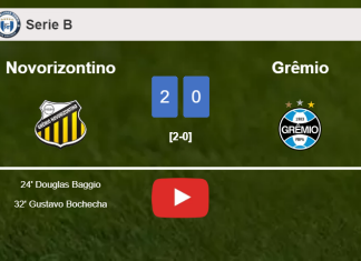 Novorizontino surprises Grêmio with a 2-0 win. HIGHLIGHTS