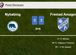 Fremad Amager conquers Nykøbing 3-0