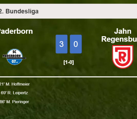 Paderborn defeats Jahn Regensburg 3-0