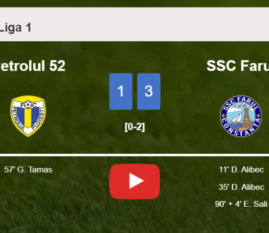 SSC Farul conquers Petrolul 52 3-1. HIGHLIGHTS