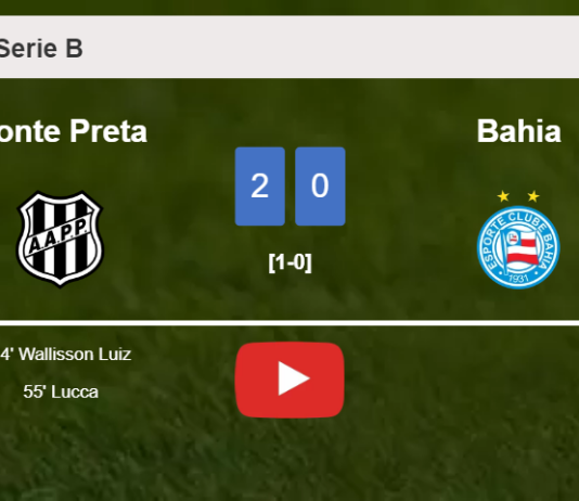 Ponte Preta conquers Bahia 2-0 on Wednesday. HIGHLIGHTS