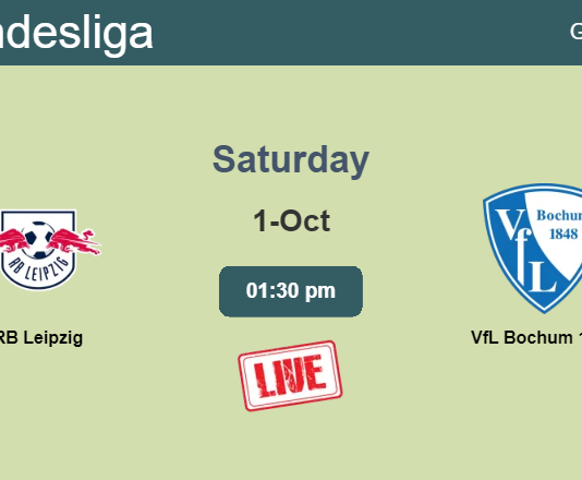 How to watch RB Leipzig vs. VfL Bochum 1848 on live stream and at what time