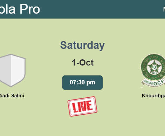 How to watch Riadi Salmi vs. Khouribga on live stream and at what time