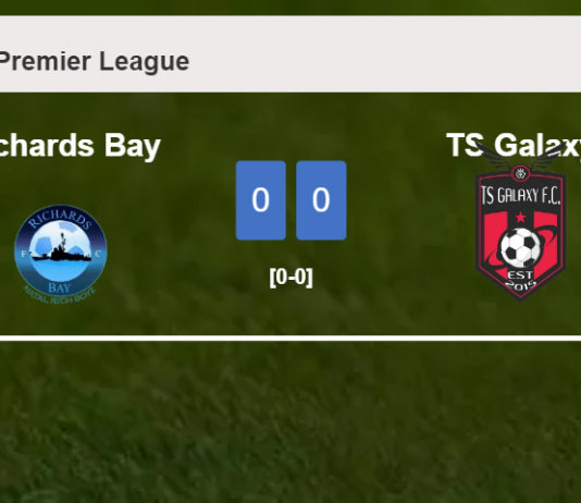 Richards Bay draws 0-0 with TS Galaxy on Sunday