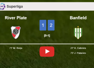 Banfield overcomes River Plate 2-1. HIGHLIGHTS