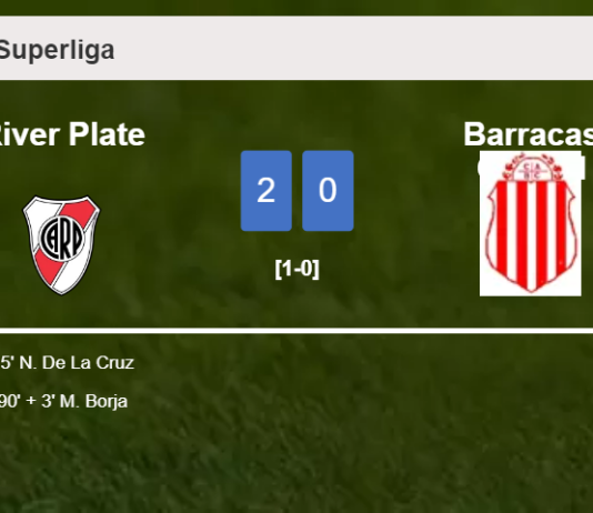 River Plate surprises Barracas Central with a 2-0 win