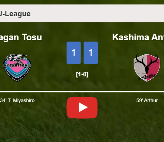 Sagan Tosu and Kashima Antlers draw 1-1 on Friday. HIGHLIGHTS