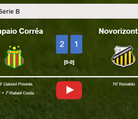Sampaio Corrêa recovers a 0-1 deficit to top Novorizontino 2-1. HIGHLIGHTS