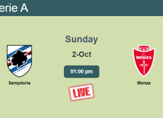 How to watch Sampdoria vs. Monza on live stream and at what time