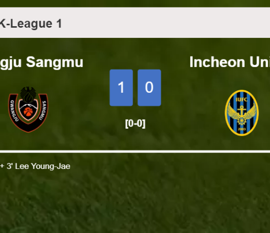 Sangju Sangmu overcomes Incheon United 1-0 with a late goal scored by L. Young-Jae