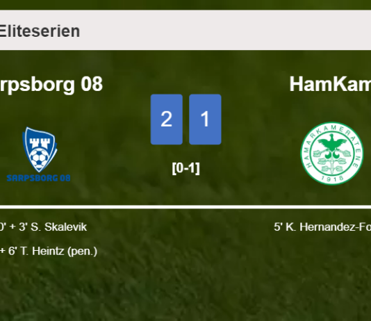 Sarpsborg 08 recovers a 0-1 deficit to defeat HamKam 2-1