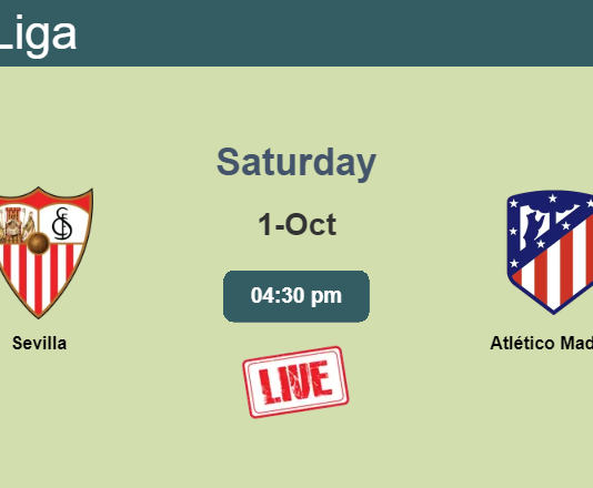 How to watch Sevilla vs. Atlético Madrid on live stream and at what time