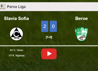 Slavia Sofia conquers Beroe 2-0 on Saturday. HIGHLIGHTS