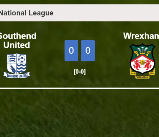 Southend United stops Wrexham with a 0-0 draw