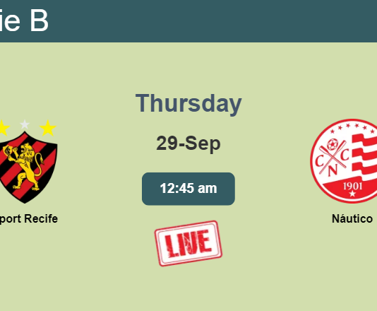 How to watch Sport Recife vs. Náutico on live stream and at what time