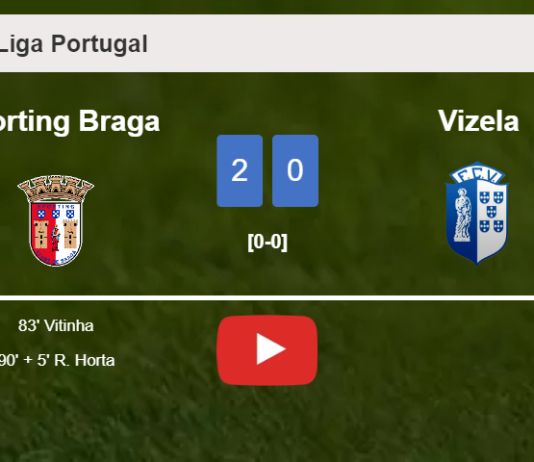 Sporting Braga beats Vizela 2-0 on Sunday. HIGHLIGHTS
