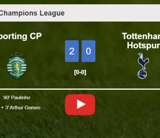 Sporting CP defeats Tottenham Hotspur 2-0 on Tuesday. HIGHLIGHTS, Interview