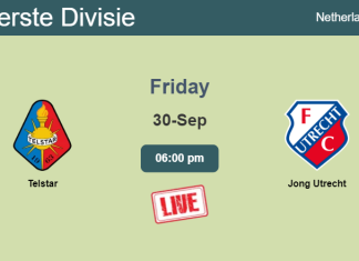 How to watch Telstar vs. Jong Utrecht on live stream and at what time