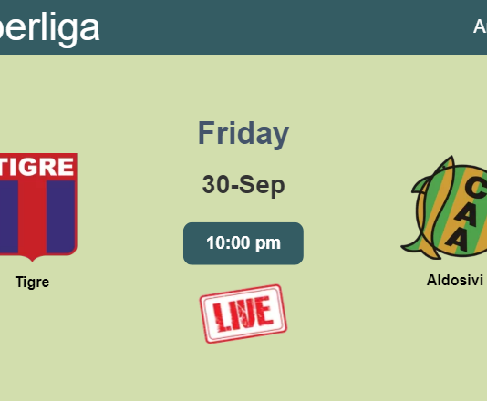 How to watch Tigre vs. Aldosivi on live stream and at what time
