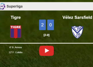 Tigre surprises Vélez Sarsfield with a 2-0 win. HIGHLIGHTS