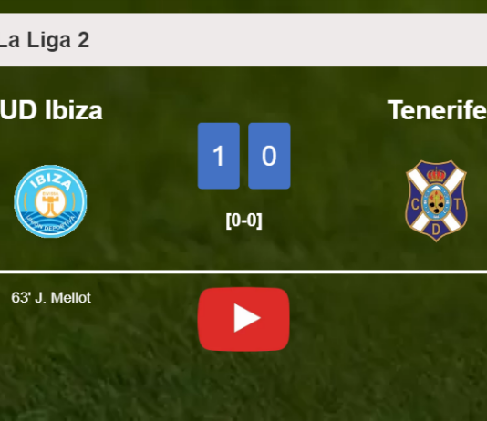 UD Ibiza tops Tenerife 1-0 with a late and unfortunate own goal from J. Mellot. HIGHLIGHTS