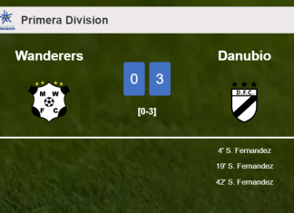 Danubio obliterates Wanderers with 3 goals from S. Fernandez