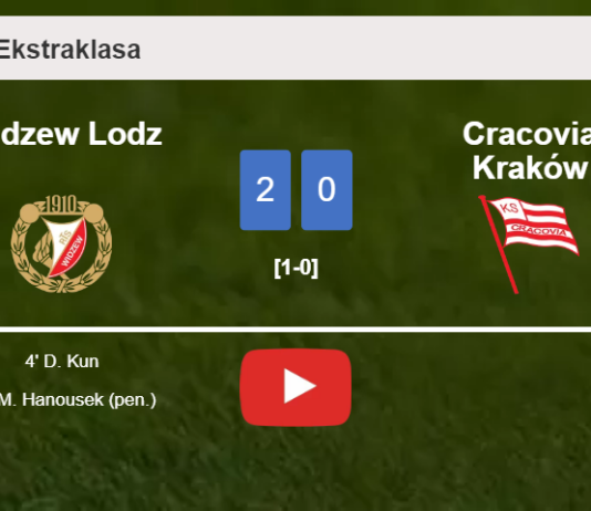 Widzew Lodz conquers Cracovia Kraków 2-0 on Friday. HIGHLIGHTS