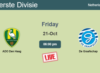 How to watch ADO Den Haag vs. De Graafschap on live stream and at what time