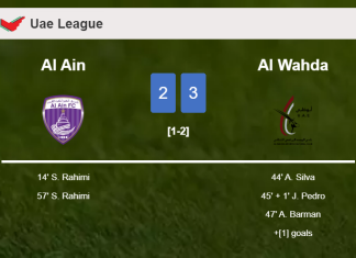 Al Wahda prevails over Al Ain 3-2