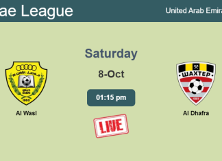 How to watch Al Wasl vs. Al Dhafra on live stream and at what time
