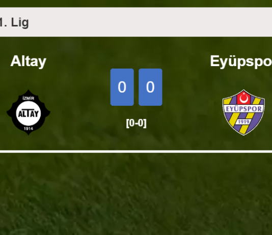 Altay draws 0-0 with Eyüpspor on Saturday