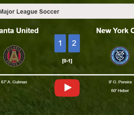 New York City defeats Atlanta United 2-1. HIGHLIGHTS